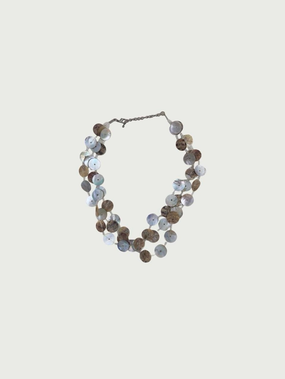 3 Layer Shell Choker Necklace